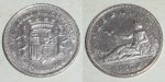 3766 2 PESETAS 1870/ 18-74