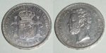 3814 5 PESETAS 1871/ 18-75