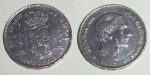 4145 50 CENTAVOS DE PESO 1882