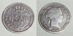 3091 1 REAL 1860 ISABEL II