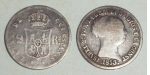 3156 2 REALES 1853 ISABEL II