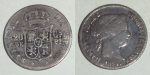 3344 20 CENTAVOS DE PESO 1865 ISABEL II