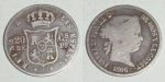 3345 20 CENTAVOS DE PESO 1866 ISABEL II