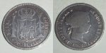 3356 50 CENTAVOS DE PESO 1868 ISABEL II