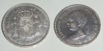 5 PESETAS 1892/ 18-92 PG-M BUCLES